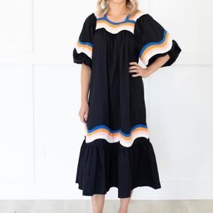Corey Lynn Calter black square neck dress